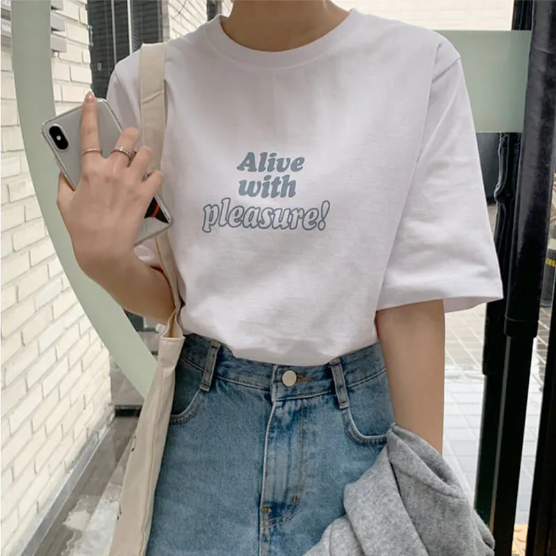 Alive With Pleasure Aesthetic T-Shirt