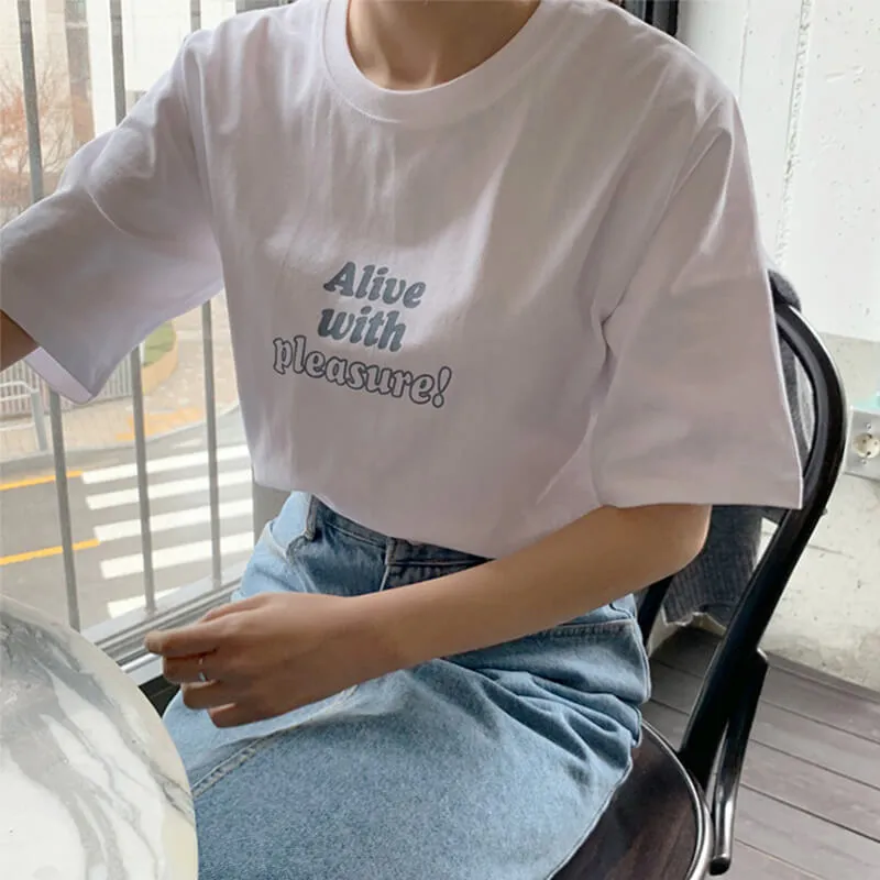 Alive With Pleasure Aesthetic T-Shirt