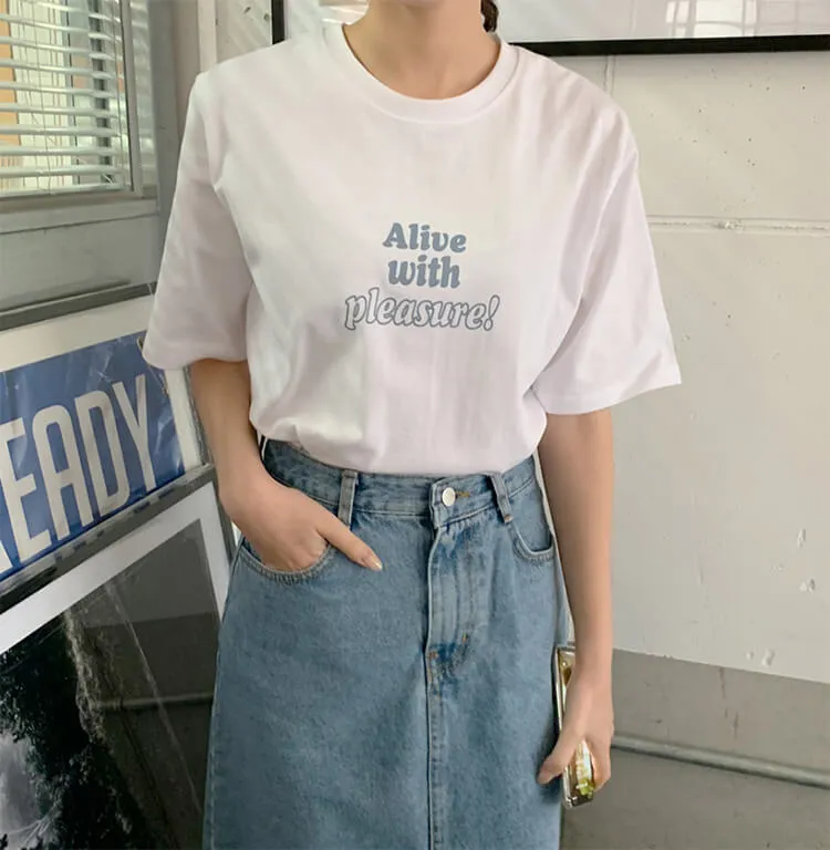 Alive With Pleasure Aesthetic T-Shirt