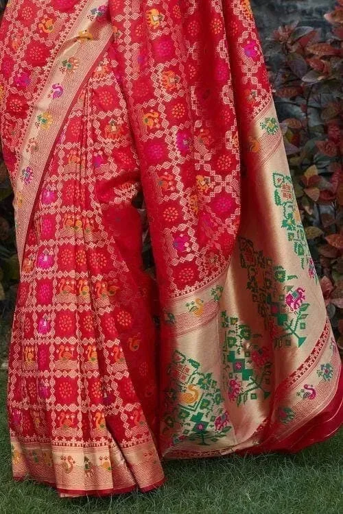 Banarasi Soft Silk Saree With Unstitched Blouse