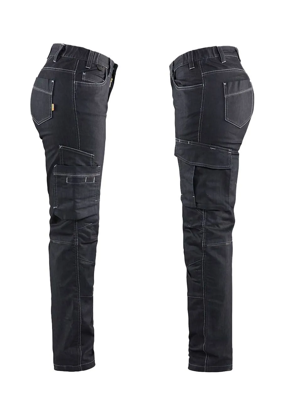 Bl&#xE5;kl&#xE4;der&#x20;Work&#x20;Trouser&#x20;Denim&#x20;Stretch&#x20;Women&#x20;7140&#x20;-&#x20;Navy