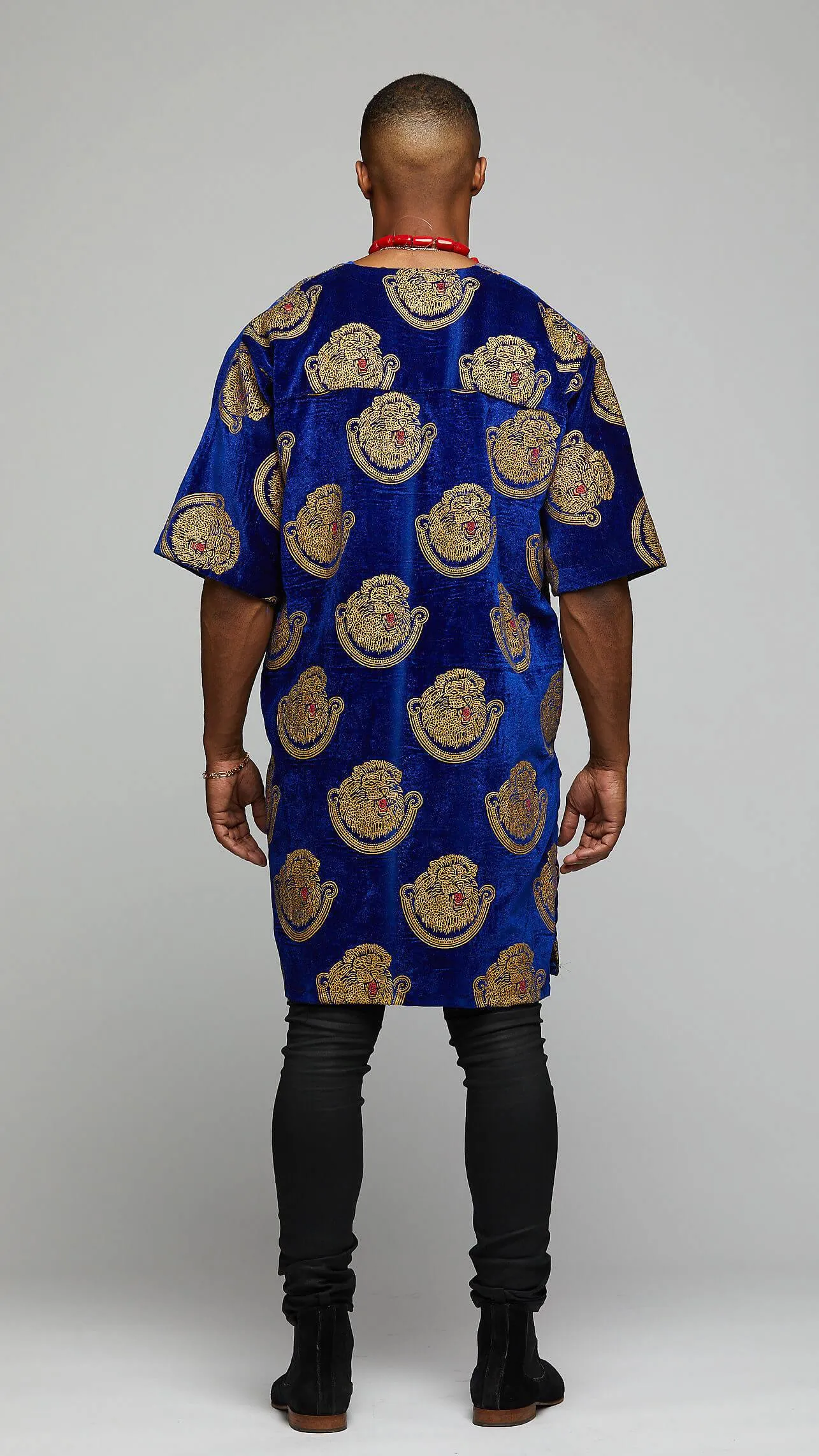 Blue Traditional Nigerian Isiagu