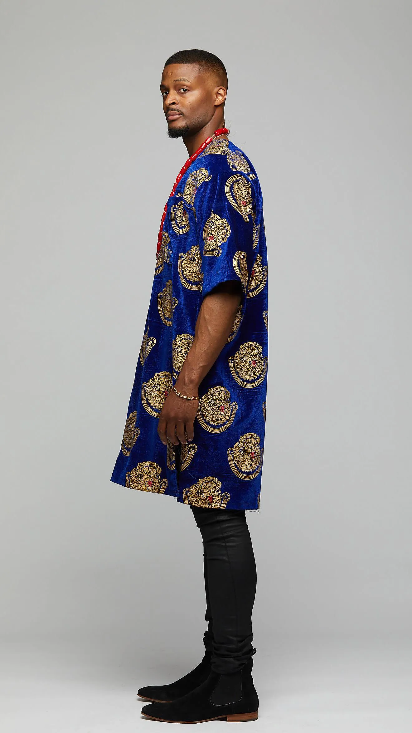 Blue Traditional Nigerian Isiagu
