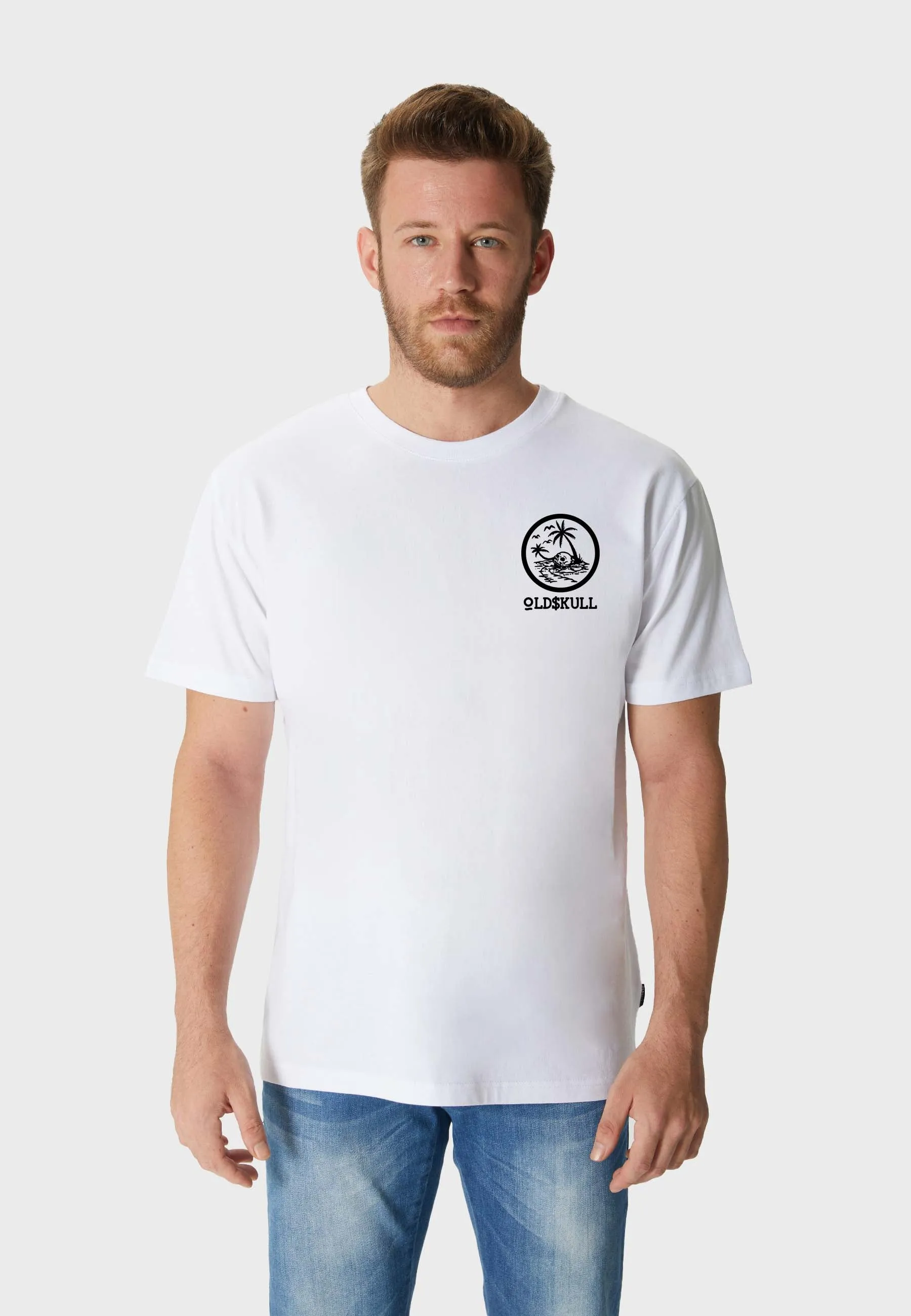 Bony Island Backprint T-Shirt White