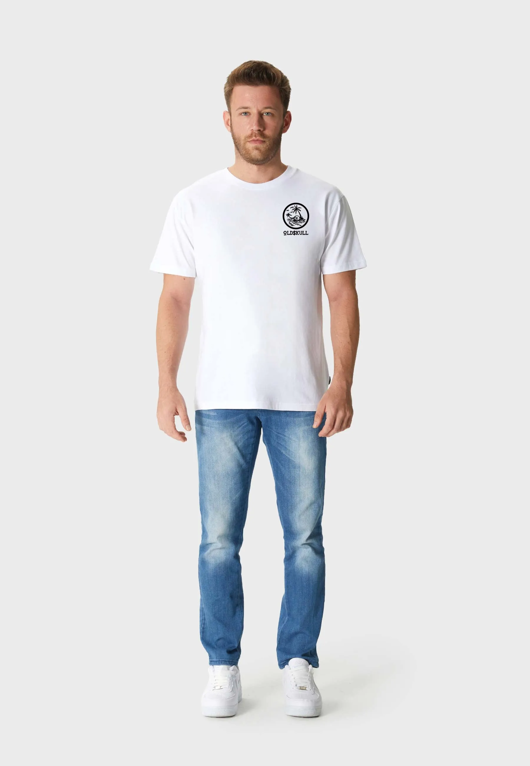 Bony Island Backprint T-Shirt White