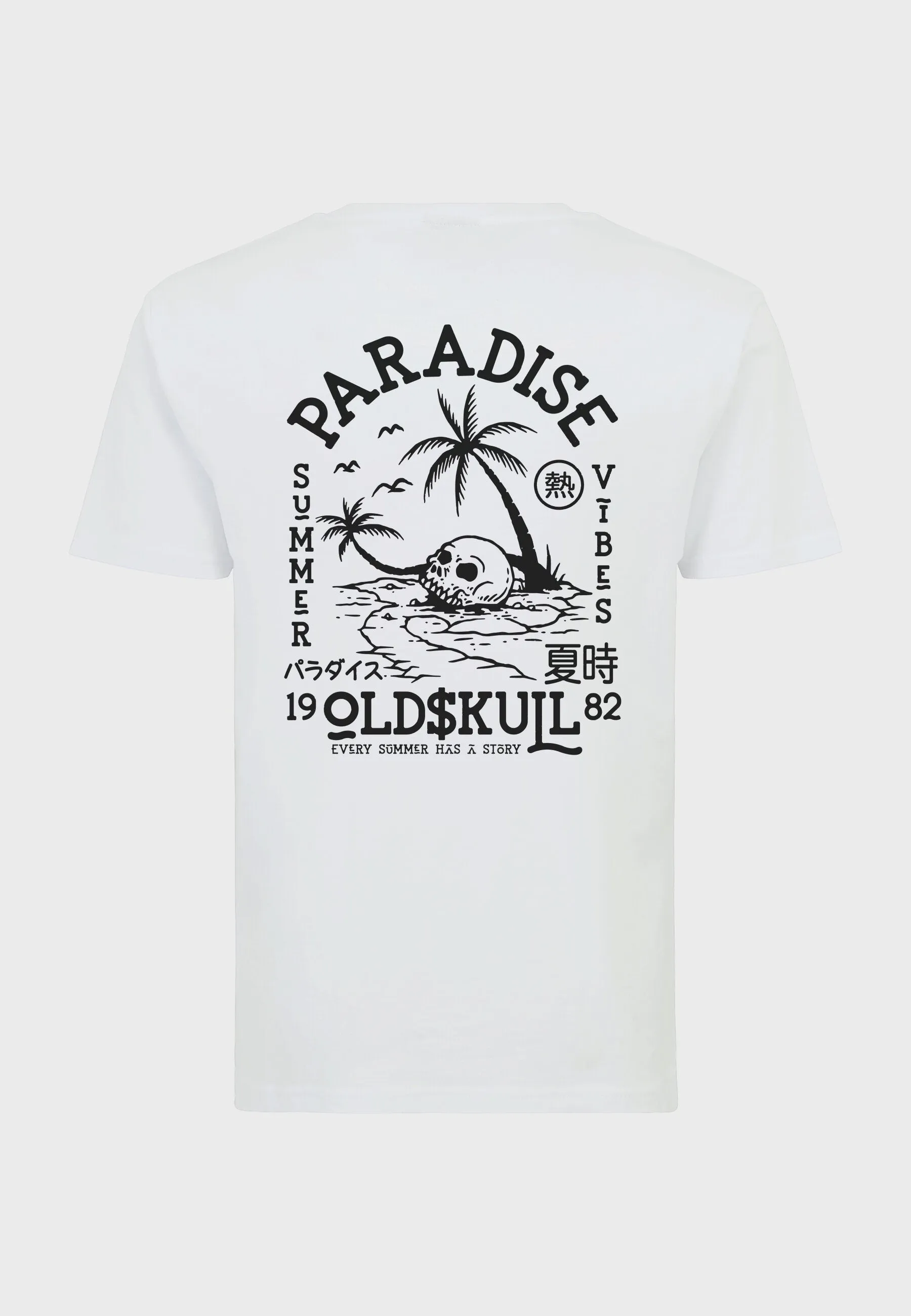 Bony Island Backprint T-Shirt White