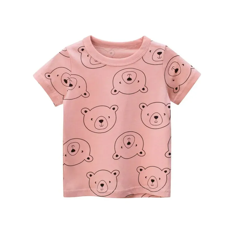 Children Summer Cartoon Short Sleeve T-Shirt