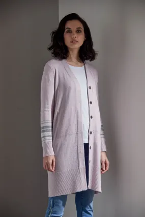 Council Cardi - Rose Marl