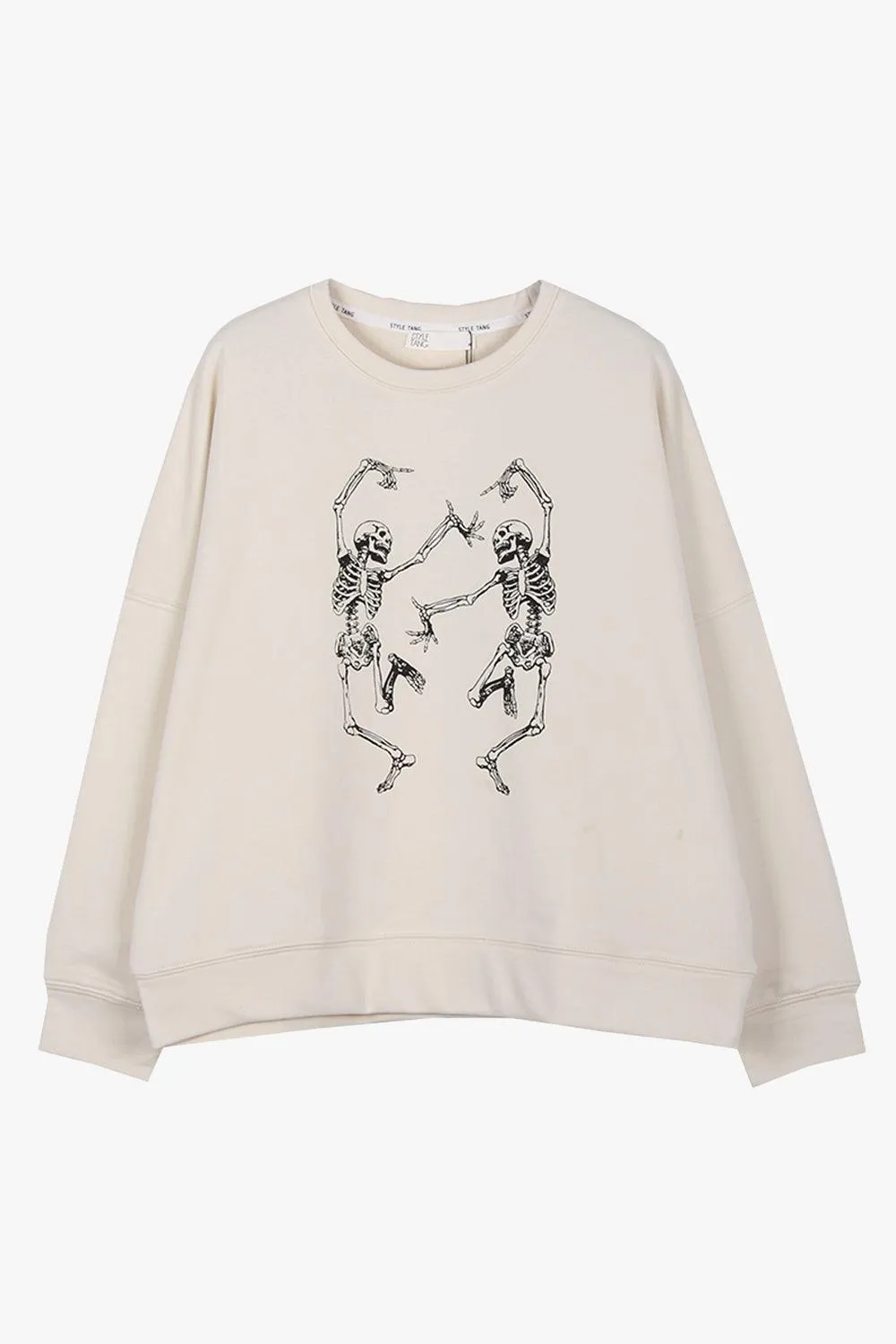 Dance with the Dead Beige Sweatshirt
