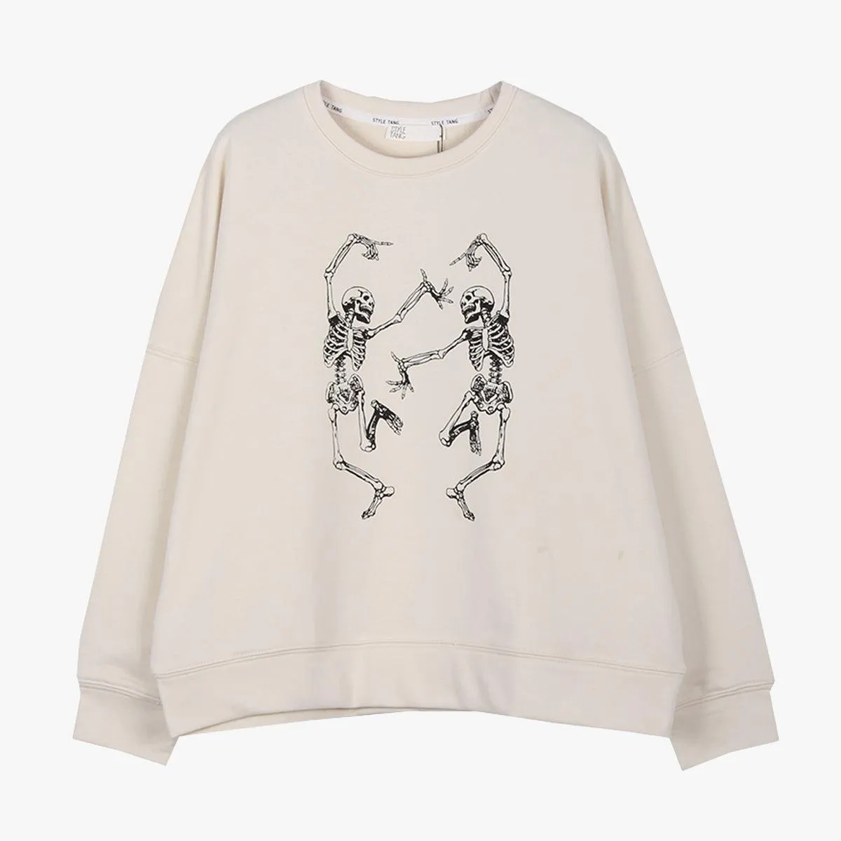 Dance with the Dead Beige Sweatshirt