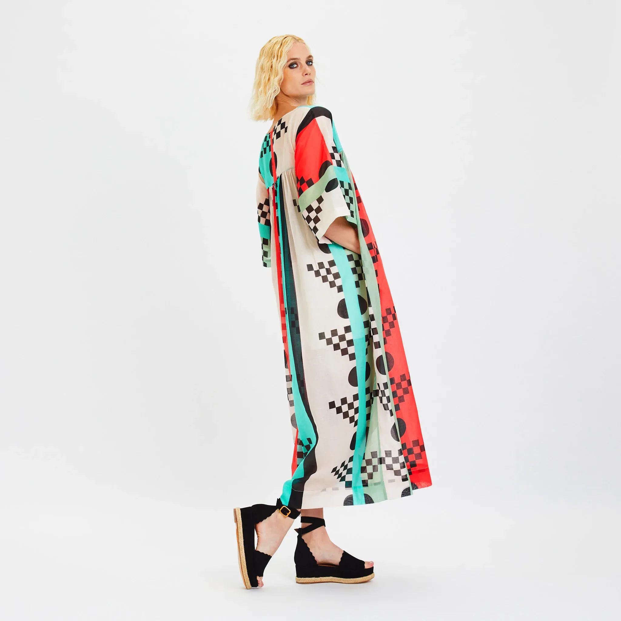 Designer Rayon Cotton Kaftan – Perfect for Casual Wear Caftan For Women's