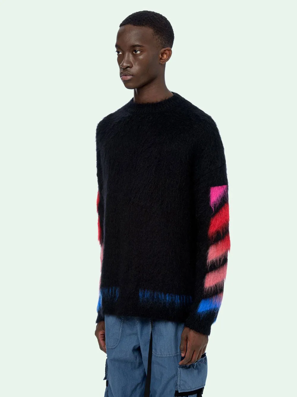 DIAG BRUSHED KNITWEAR