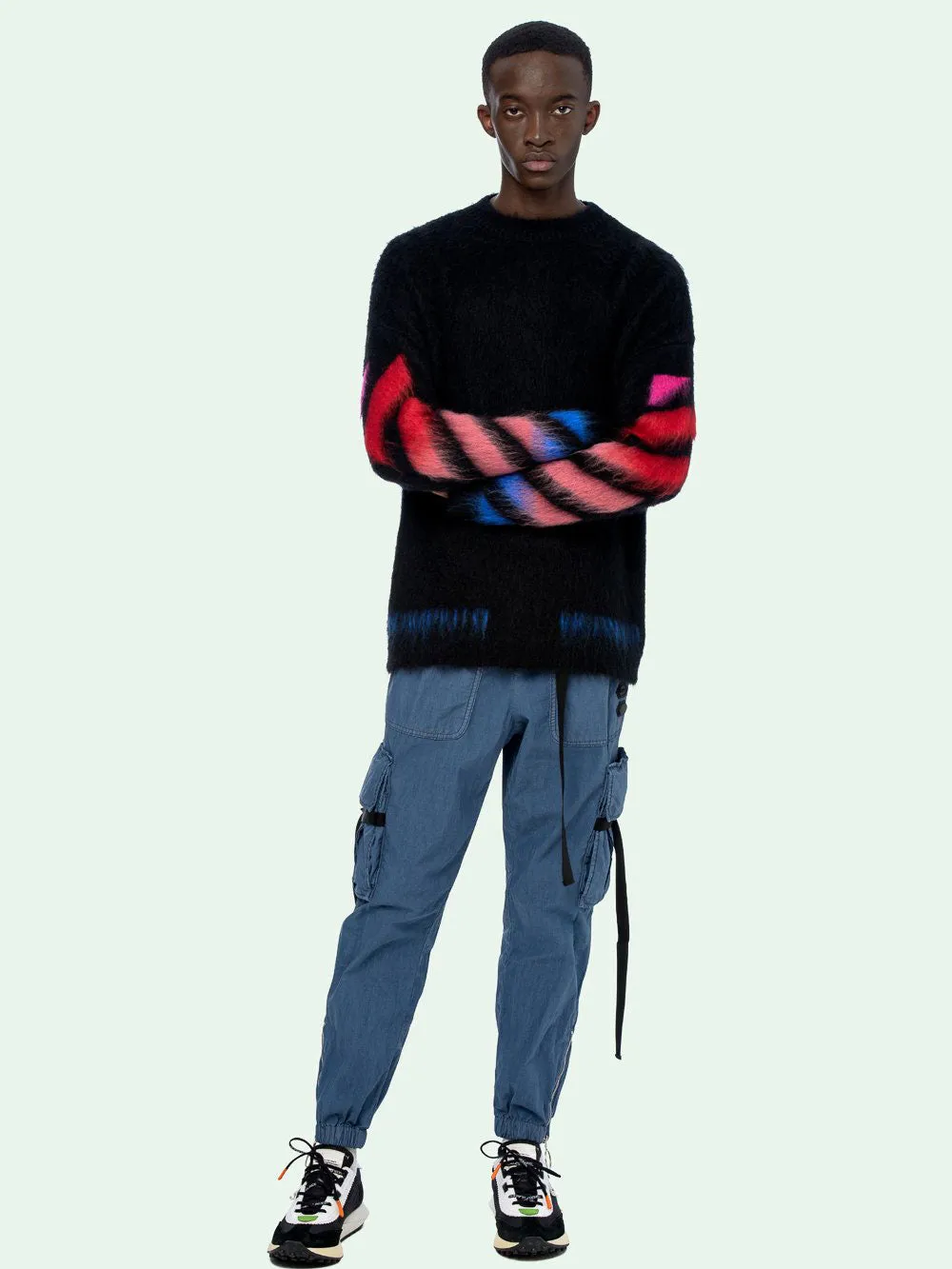 DIAG BRUSHED KNITWEAR