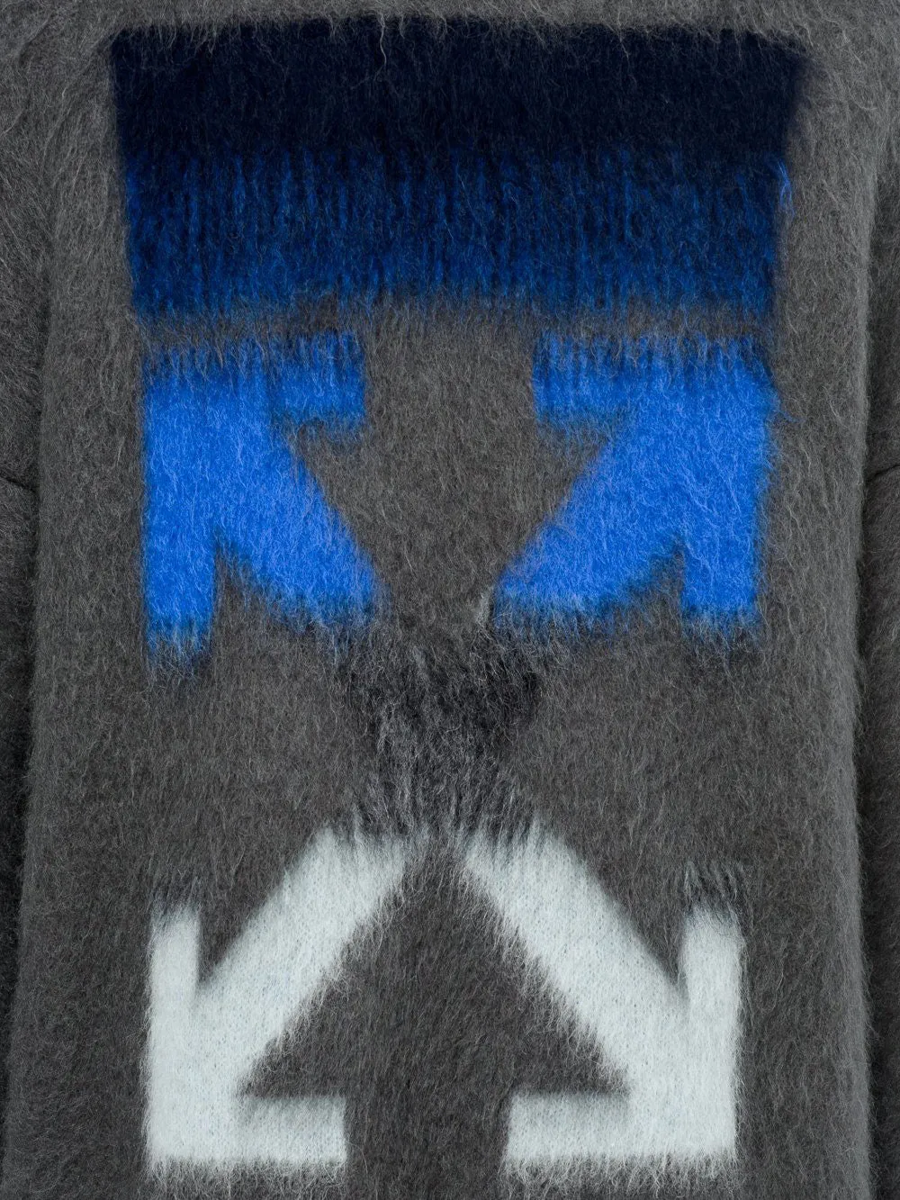 DIAG BRUSHED MOHAIR KNITWEAR