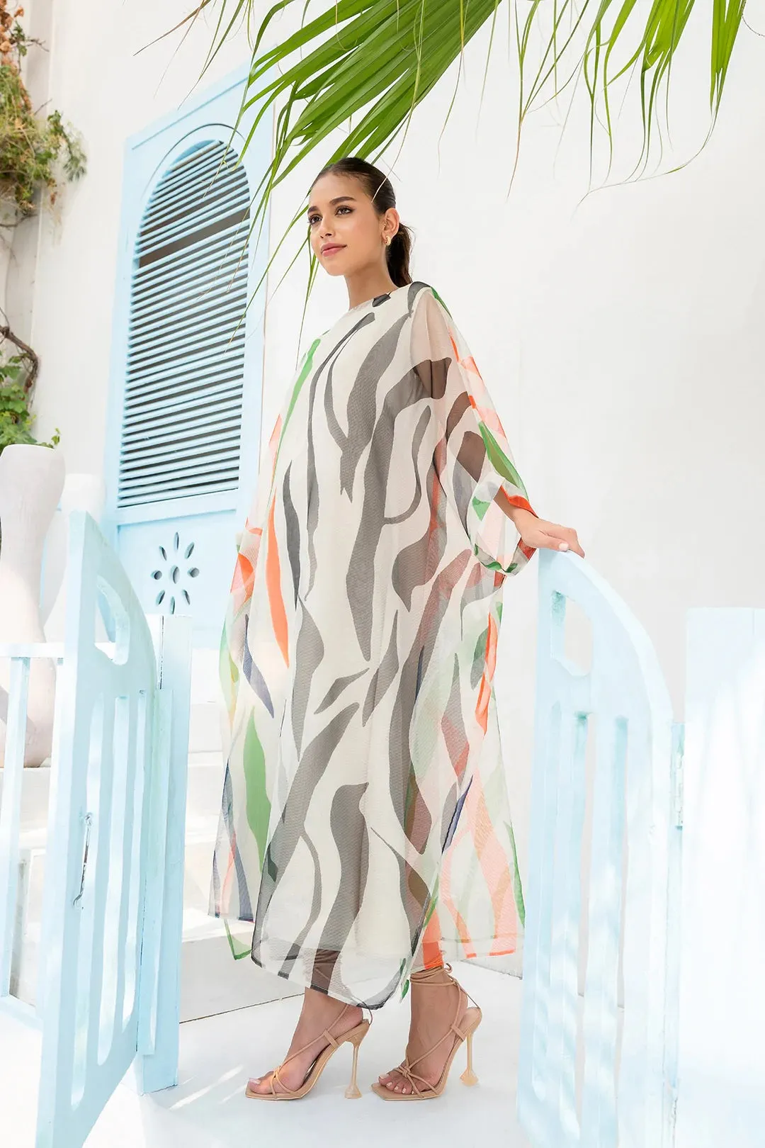 Elegant Georgette Kaftan, Casual Wear Caftan For Women's