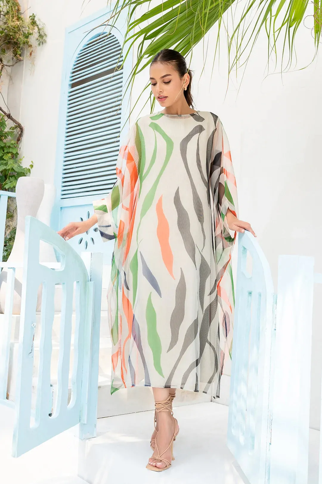 Elegant Georgette Kaftan, Casual Wear Caftan For Women's