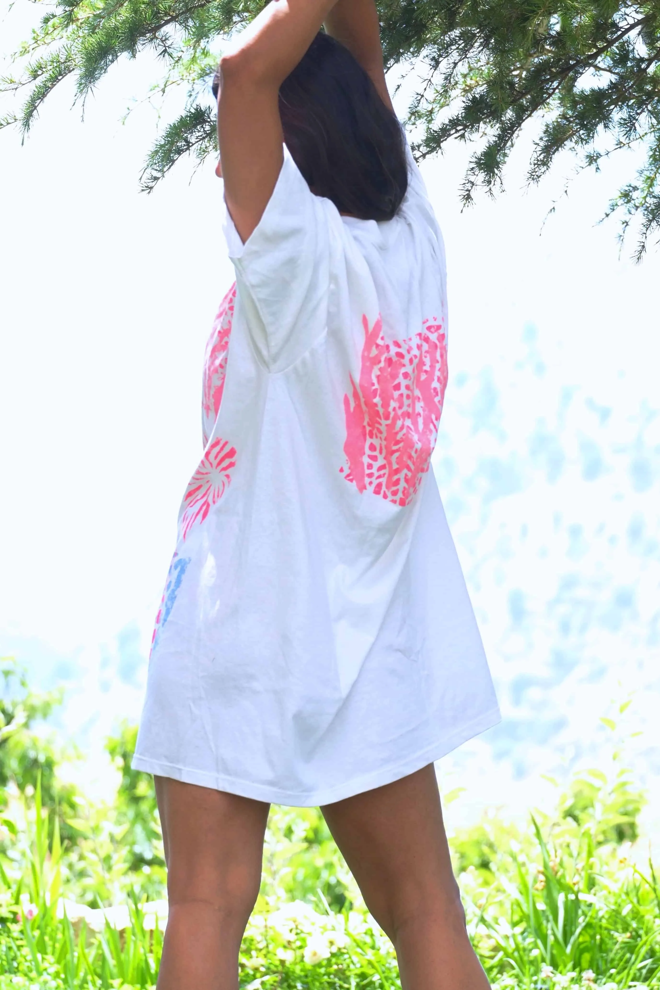 GILDA MARX 90s Printed T-Shirt Dress