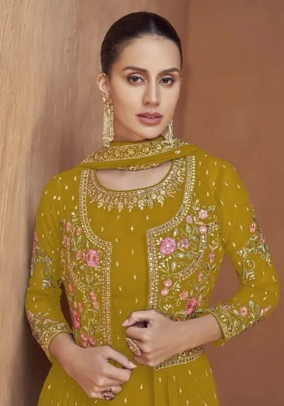 Gulkayra Designer Jasmeen Heavy Salwar Suit D.No. 7429-E