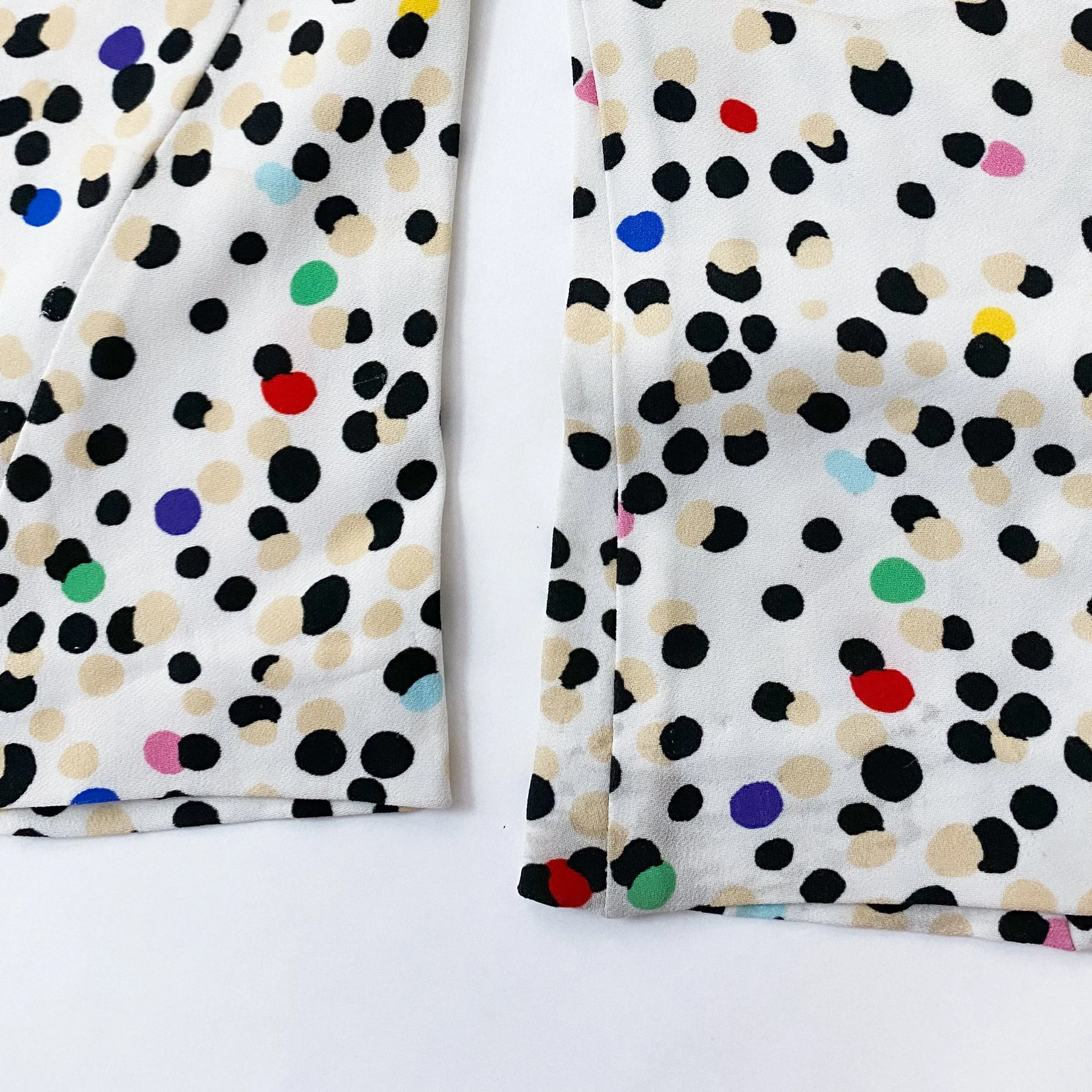 Just Cavalli White Polka Dot Pants - Size 6