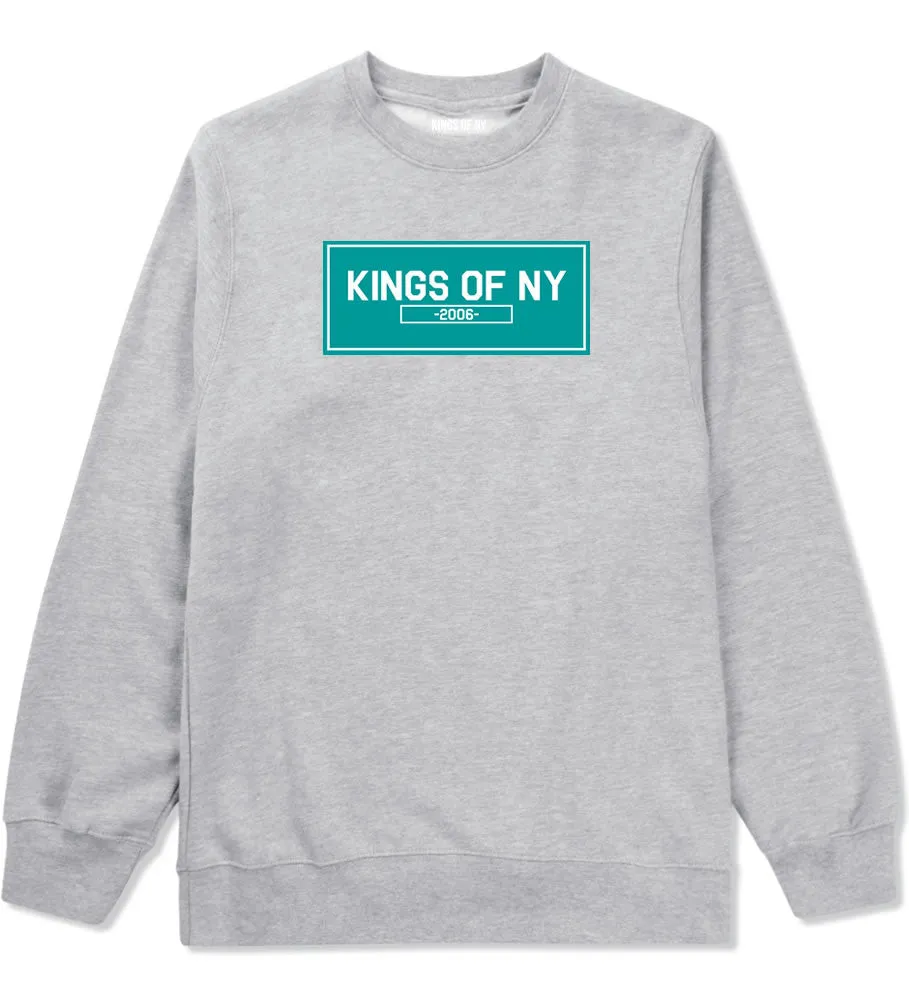 Kings Of NY 2006 FALL15 Blue Logo Boys Kids Crewneck Sweatshirt