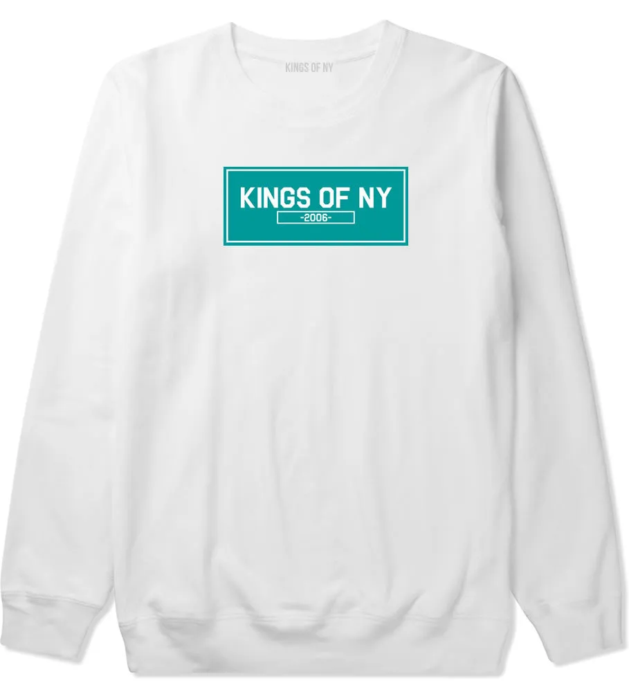 Kings Of NY 2006 FALL15 Blue Logo Boys Kids Crewneck Sweatshirt