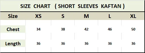 Korean BSY Kaftan, Casual Wear Short Kaftan For Women's