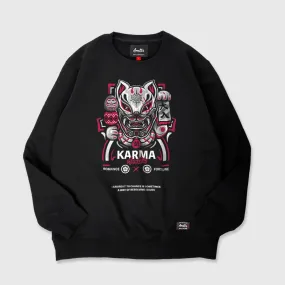 Lucky cat with evil mask - Sweatshirt