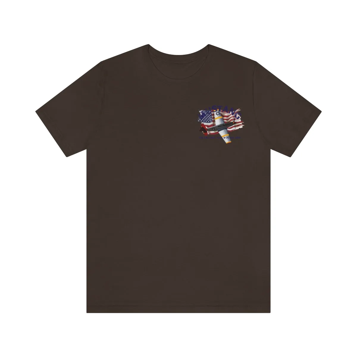 Military T-shirt P-51 Mustang Aircraft , American made, American Flag, Patriotic