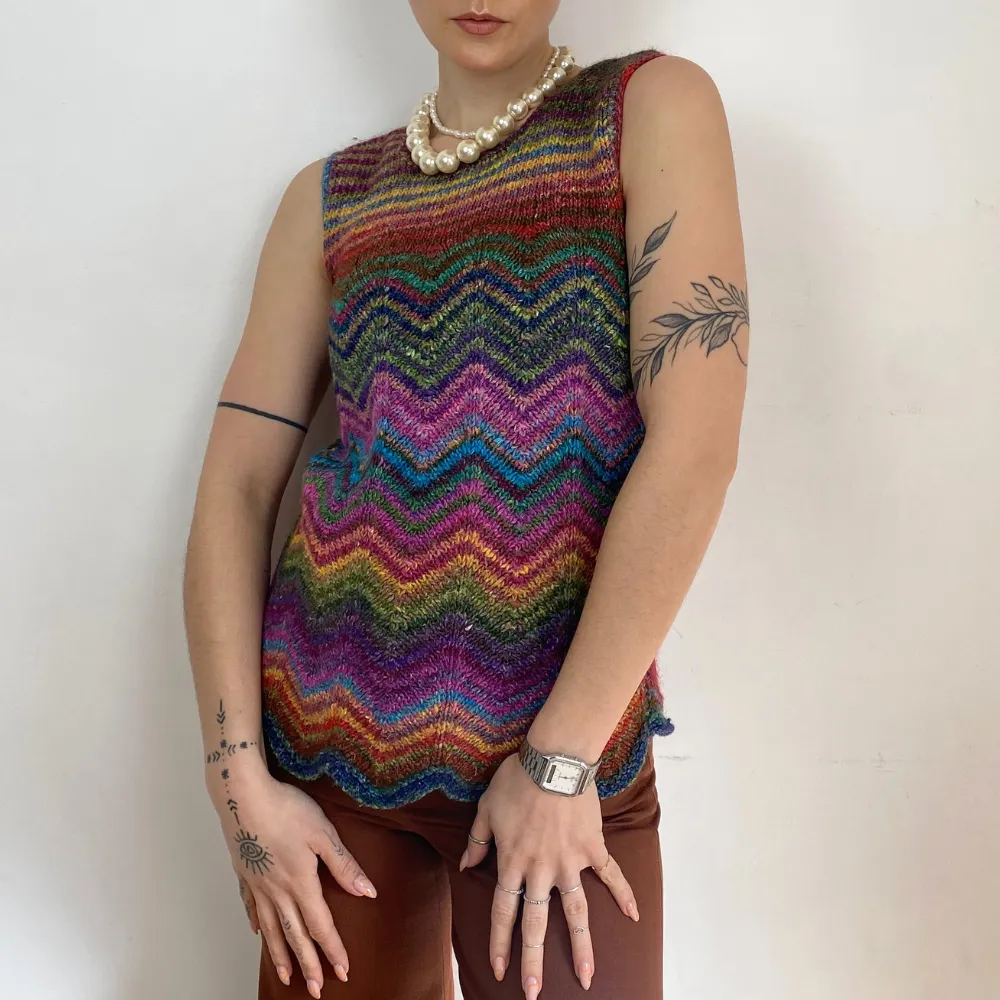 Multicoloured Knitted Top - XS/S