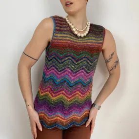 Multicoloured Knitted Top - XS/S
