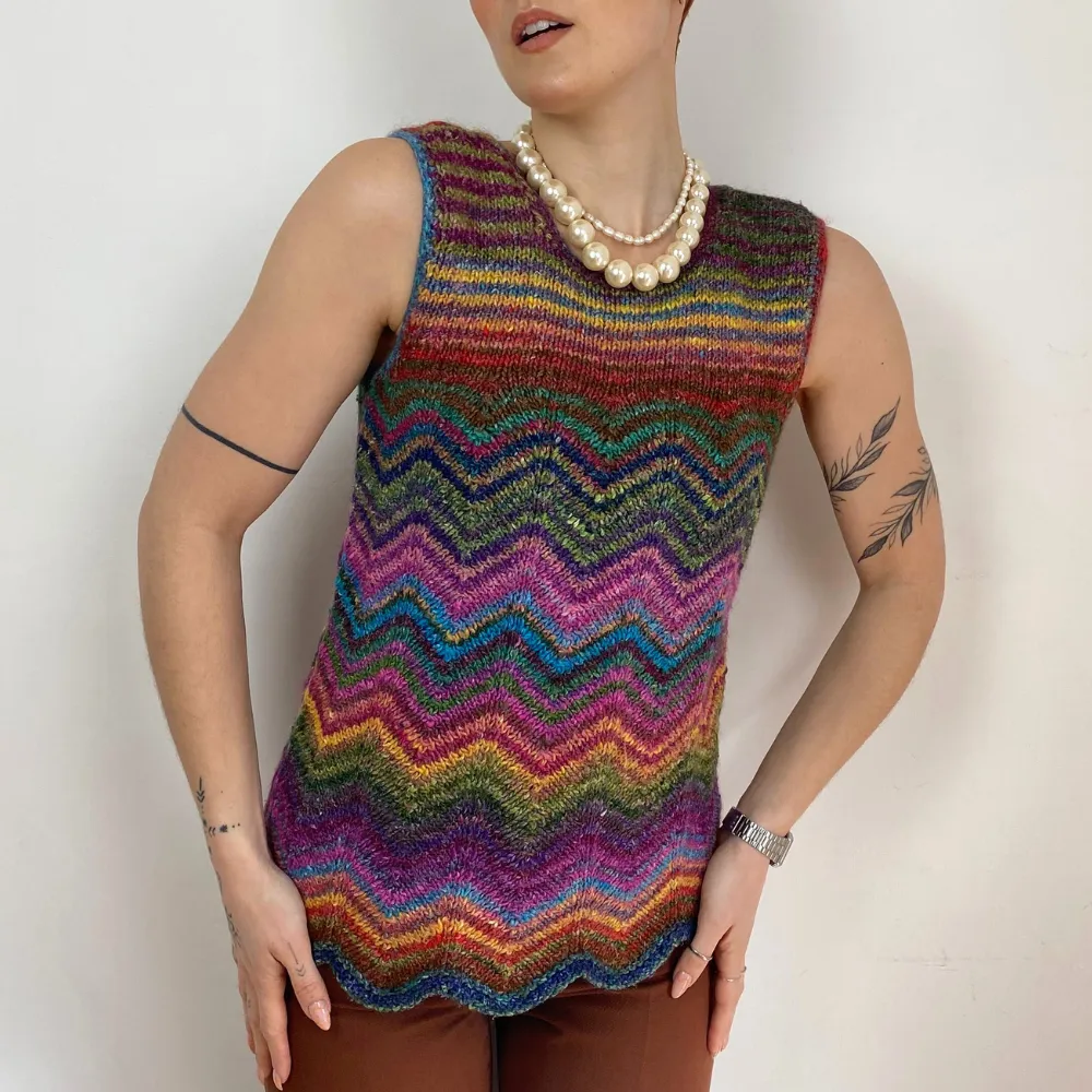 Multicoloured Knitted Top - XS/S