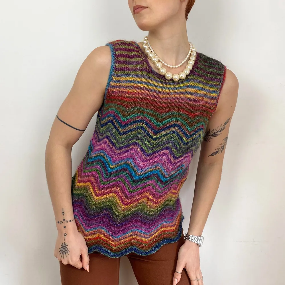 Multicoloured Knitted Top - XS/S