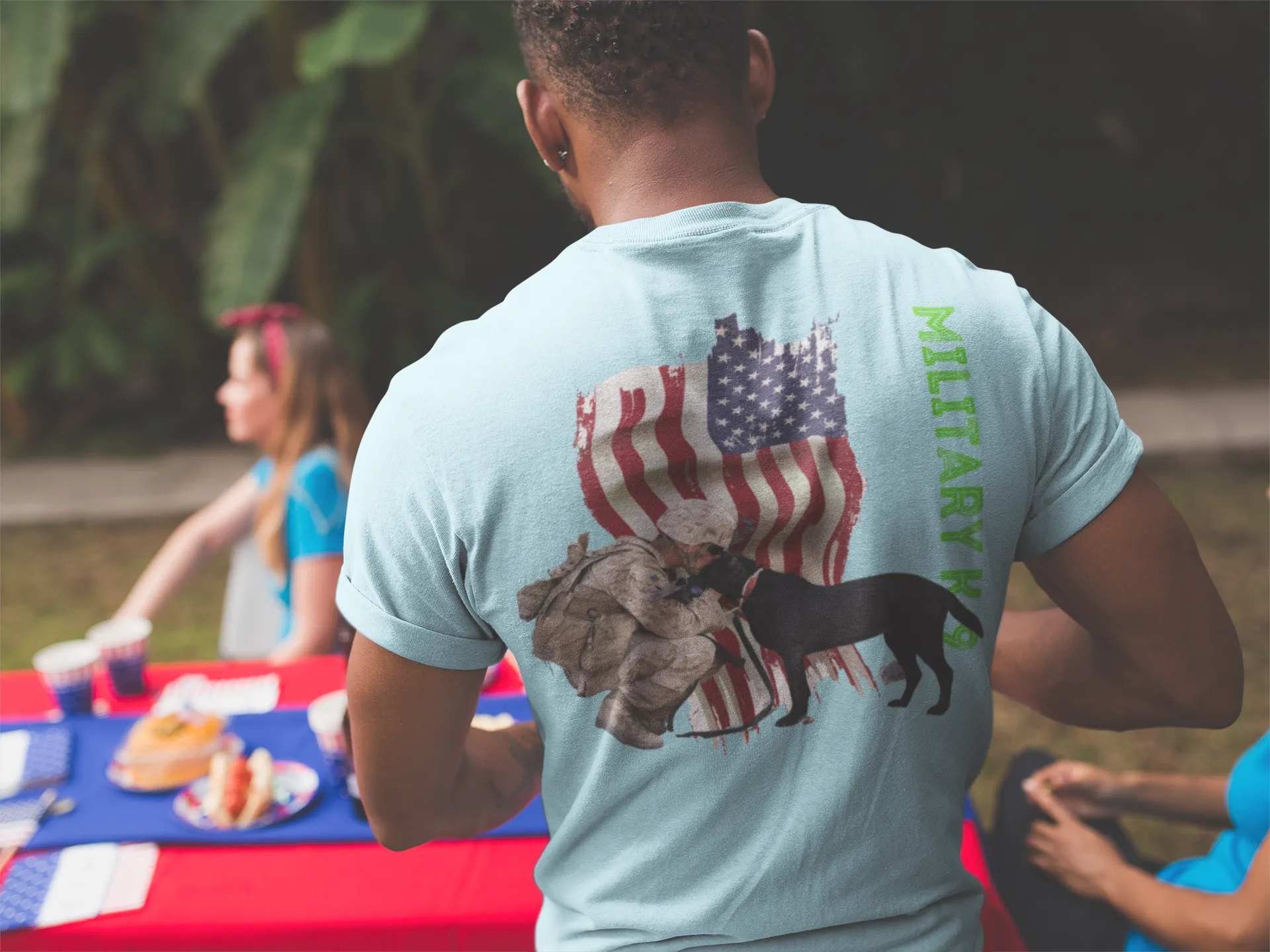 T-shirt Classic Jersey Short Sleeve ( Military K-9 Unit )