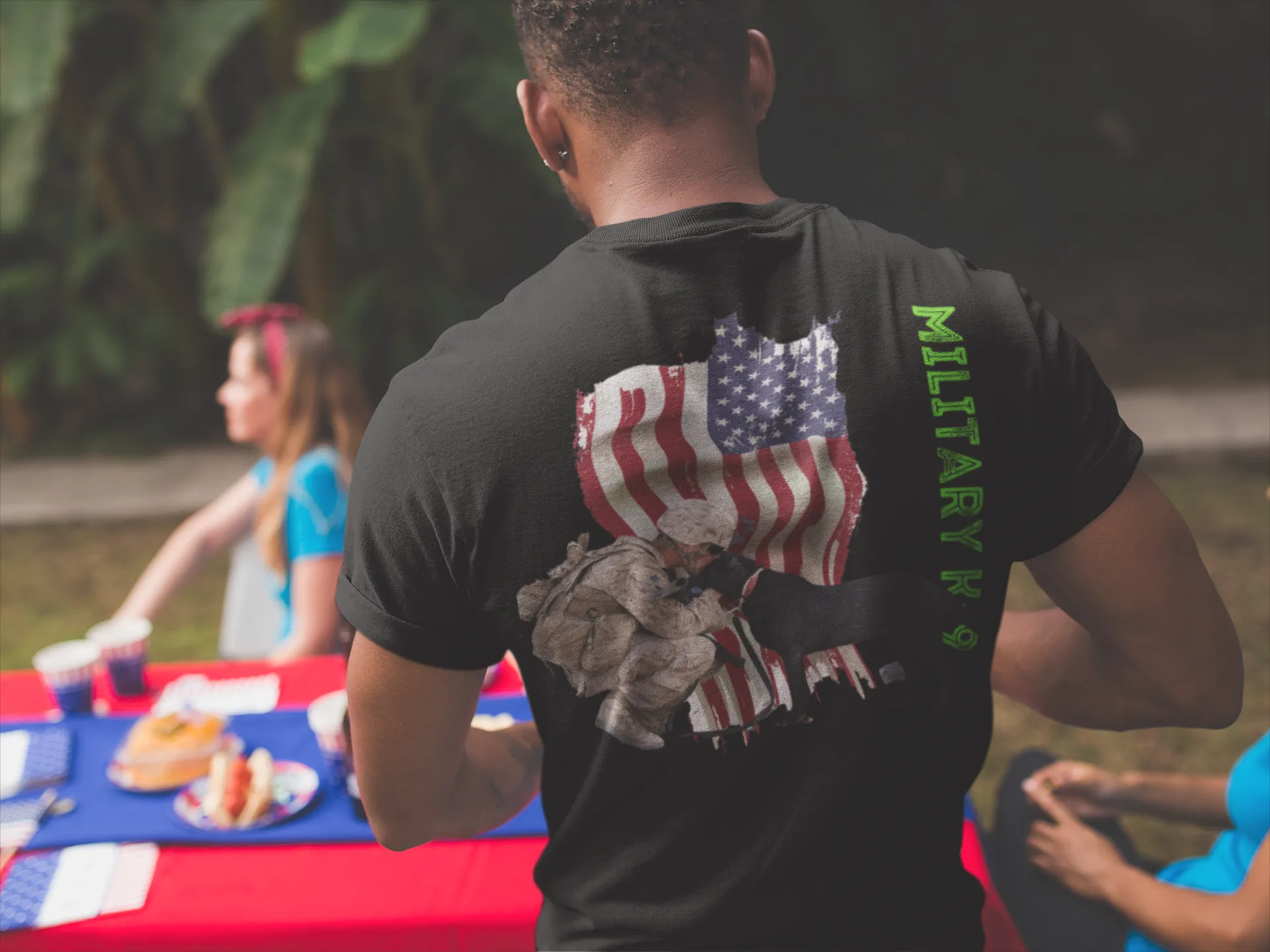 T-shirt Classic Jersey Short Sleeve ( Military K-9 Unit )