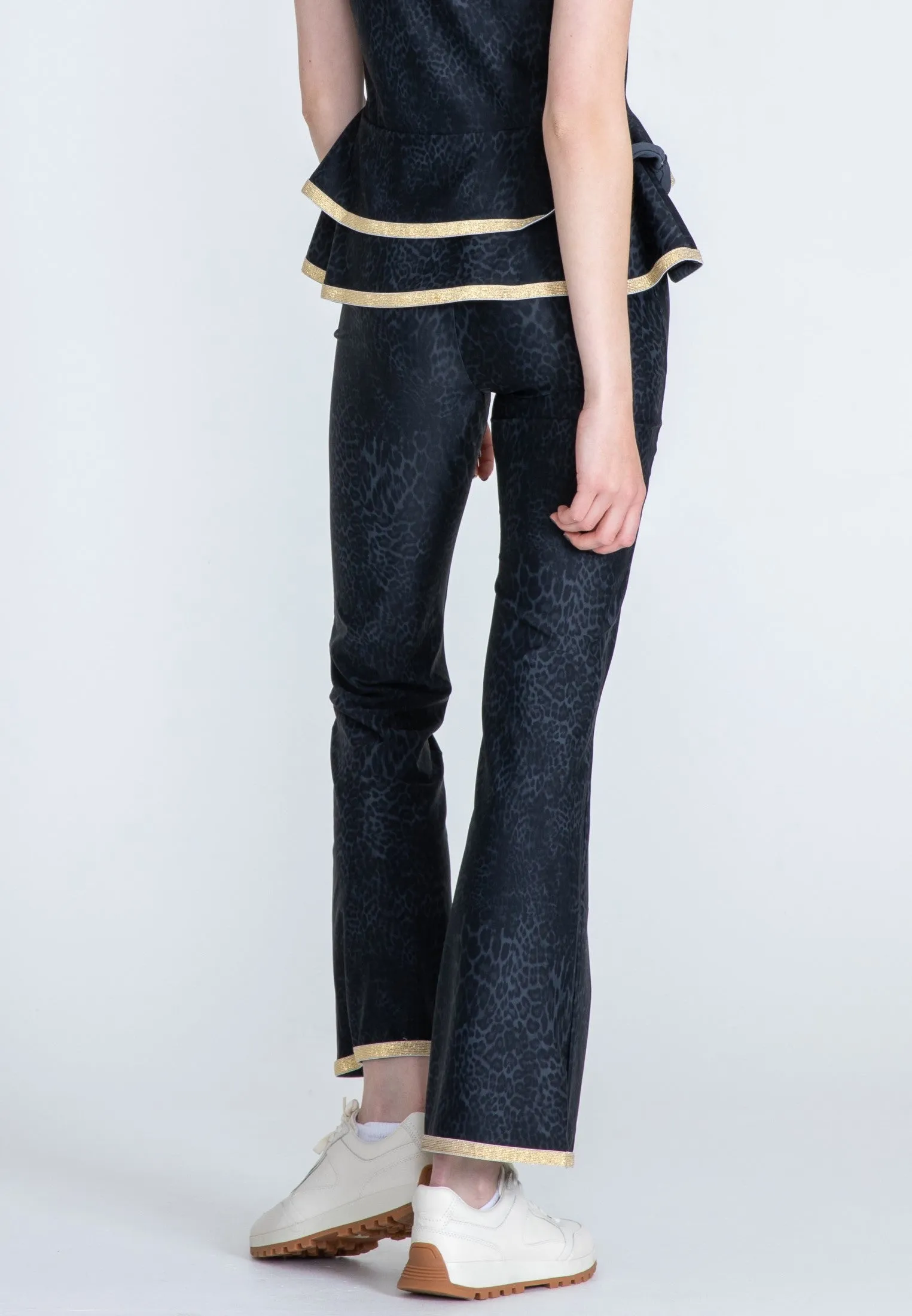 The Bootcut Sport Pants Gold - Grey Leo