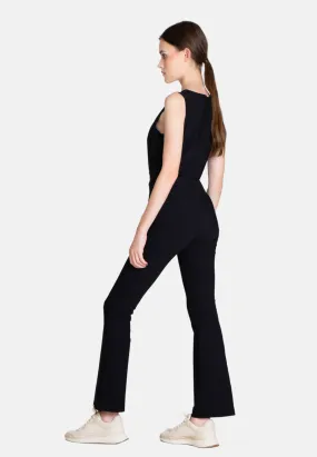 The Cropped Sport Pant - Black Opaque