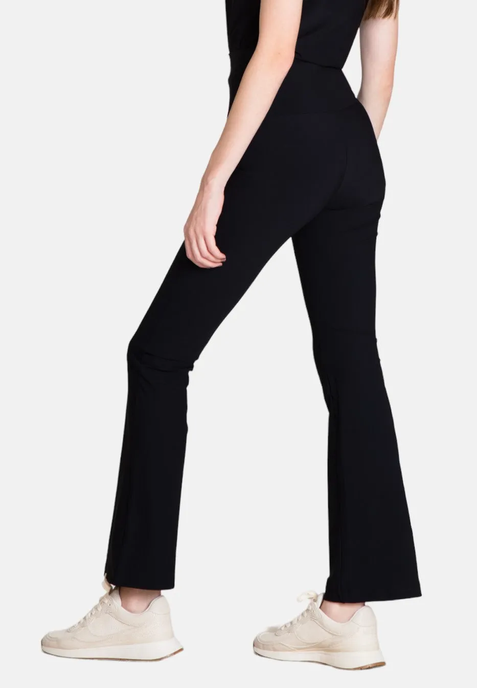 The Cropped Sport Pant - Black Opaque